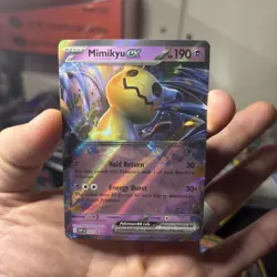 FREE SHIPPING Mimikyu ex 004 Sv: Scarlet & Violet Promo Cards Holo - Image 1
