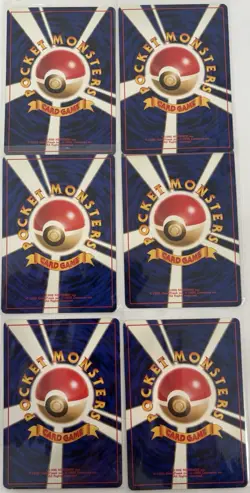 Pokemon Japanese Card Lot 1996 Golbat, Horsea, Tentacool, Omanyte, Seadra Fossil - Image 2