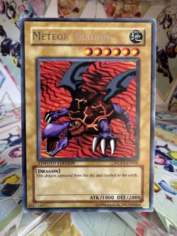 Yugioh METEOR DRAGON MDP2-EN008 Rare LIMITED McDonald's Promo Card - Image 1