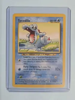 2000 Totodile 81/111 - Neo Genesis - LP Pokemon Card TCG - Image 2