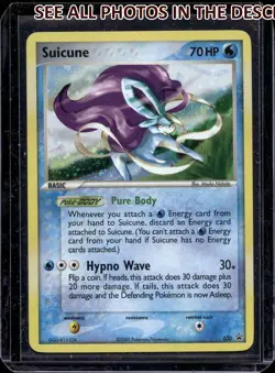 Pokemon Suicune Black Star Promo Card 030 2005 Nintendo NM/LP (CS) - Image 1