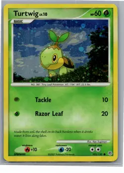 Turtwig - (Cosmos Holofoil) Promo League & Championship Cards 103/130 - Image 1