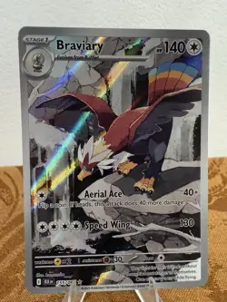 Braviary Illustration Rare 155/086 Sv: Black Bolt Holo Stage 1 Pokemon Card - Image 1