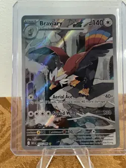 Braviary Illustration Rare 155/086 Sv: Black Bolt Holo Stage 1 Pokemon Card - Image 2
