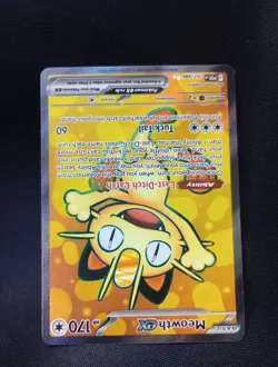 Pokemon Meowth EX Full Art Foil Rare Basic Card POR 107/088 💥 💥 PACK FRESH💥💥 - Image 3