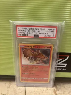 PSA 10 Shining Legends, Shining Ho-Oh SM70 Black Star Promo Card Gem Mint - Image 1