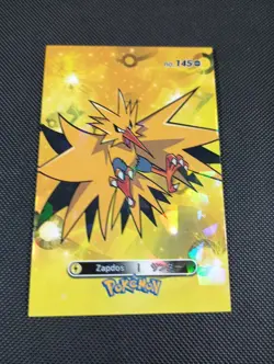 Pokemon 2024 Card Database Cracked Ice Holo Zapdos 145 Peru Borderless - Image 1