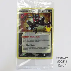 Greninja Gold Star Holo Black Star Promo Card #SWSH144 Celebrations NM-MINT☆ - Image 1