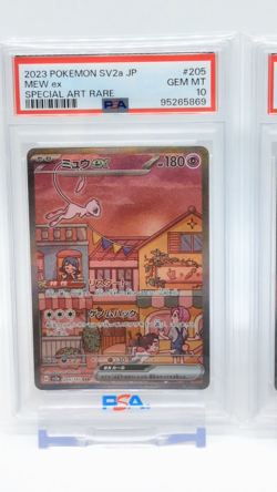 PSA 10 Pokemon Card Mew ex 205/165 SAR 151 Shiny Treasure ex 347/190 Japanese - Image 2