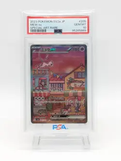 PSA 10 Pokemon Card Mew ex 205/165 SAR 151 Shiny Treasure ex 347/190 Japanese - Image 5