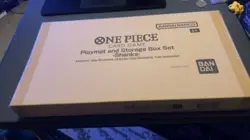 NEW One Piece Card Game Playmat and Storage Box Set Premium Bandai "SHANKS" - Image 1