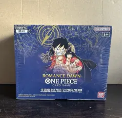 One Piece Card Game OP-01 Romance Dawn Booster Box English White Bottom SEALED - Image 1