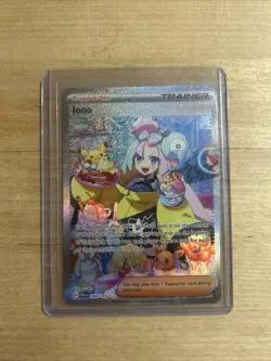 Pokemon TCG Paldea Evolved Iono Full Art Holo Card 269/193 Special Illustration - Image 1