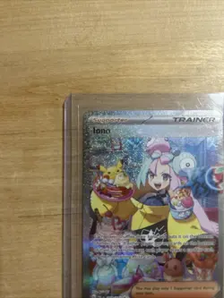 Pokemon TCG Paldea Evolved Iono Full Art Holo Card 269/193 Special Illustration - Image 4