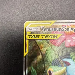 Venusaur & Snivy GX SM229 Alt Art Tag Team Promo - SM Promos - Pokemon Card TCG - Image 3