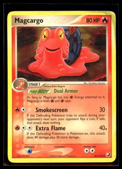 2005 EX - Unseen Forces Magcargo #41 Non Holo Pokemon Card - Image 1