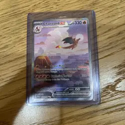 Pokemon TCG Charizard EX 199/165 Scarlet & Violet 151 Special Illustration Rare - Image 1