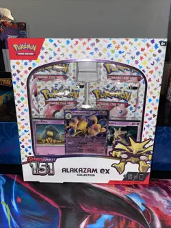 Pokemon Scarlet & Violet 151 Alakazam EX Collection Box New Factory Sealed 🔥 - Image 1