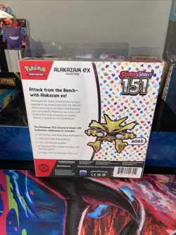 Pokemon Scarlet & Violet 151 Alakazam EX Collection Box New Factory Sealed 🔥 - Image 3