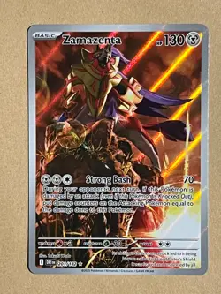 Zamazenta 201/182 Pokemon TCG S&V Destined Rivals Illustration Rare English - Image 1