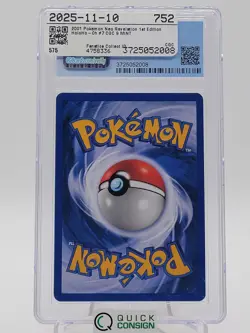 HO-OH 2001 POKEMON NEO REVELATION HOLO 1ST EDITION CGC 9 Q0895 - Image 2