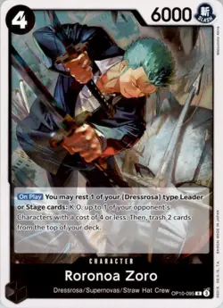 Roronoa Zoro OP10-095 R Royal Blood - ONE PIECE Card Game ENGLISH - Image 1