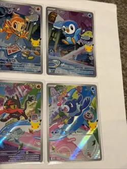 Pokemon First Partner Illustration Collection Promos MEP 40-45 - Image 4