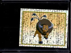 2000 Merlin Pokemon Sticker Tauros Prism Holo #119 - Image 1