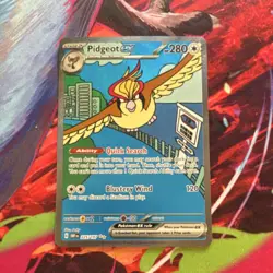 Pokemon Pidgeot EX 225/197 Obsidian Flames Special Illustration Rare Holo - Image 1