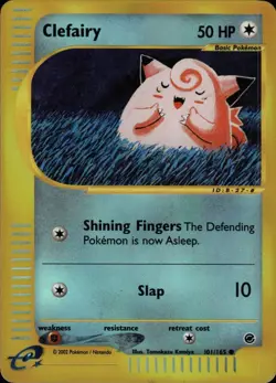Clefairy Reverse Holo Common Expedition 101/165 NM Pokemon TCG - Image 1