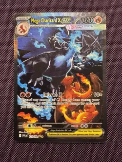 Mega Charizard X EX SIR 125/094 Phantasmal Flames English Pokemon TCG Pack Fresh - Image 1