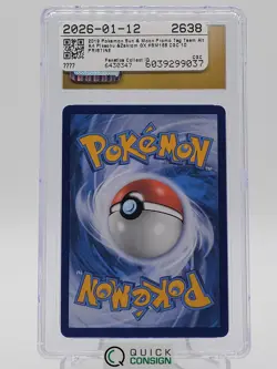 PIKACHU & ZEKROM GX 2019 POKEMON SUN & MOON BLACK STAR PROMOS CGC 10 Q0895 - Image 2