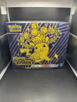 POKEMON TCG SCARLET VIOLET SURGING SPARKS ETB ELITE TRAINER BOX FACTORY SEALED - Image 1