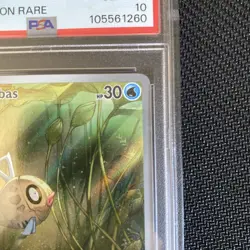 Pokemon TCG Feebas 198/191 Illustration Rare, Surging Sparks PSA 10 - Image 3