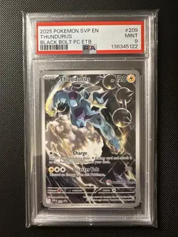 Thundurus [PSA 9] 209 Pokemon Center Promo MINT - Image 3