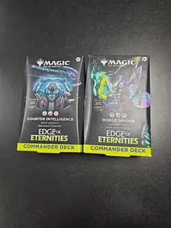 Set of 2 Commander Decks Edge of Eternities EOE MTG Ships Today! - Image 1