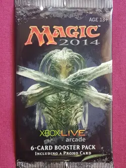 Magic The Gathering DUELS OF THE PLANESWALKERS 2014 XBOX Promo Booster Pack MTG - Image 1