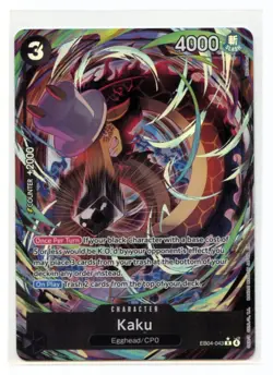 One Piece OP15 Kaku Alt ART EB04-043 R* Foil - Adventure On Kami's Island Eng. - Image 1