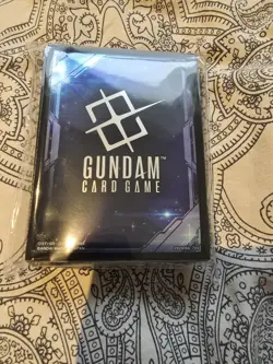 Gundam Card Game Official Card Sleeves EX Space Black Bandai Card Fest Exclusive - Image 1