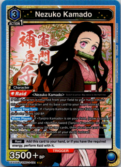 Union Arena Demon Slayer TCG Vol.2 Nezuko Kamado Card UEX05BT/KMY-3-021 SR - Image 1