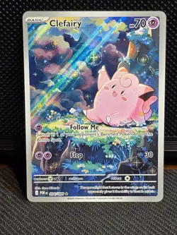Lillie's Clefairy ex Special Illustration Rare Holo Sv09 184/159 Pokemon - Image 2