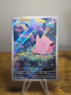 Lillie's Clefairy ex Special Illustration Rare Holo Sv09 184/159 Pokemon - Image 1