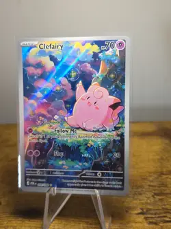 Lillie's Clefairy ex Special Illustration Rare Holo Sv09 184/159 Pokemon - Image 2