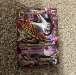 Pokemon M Gengar EX Mega Holo 210 HP Psychic Pokemon TCG Card - Image 1