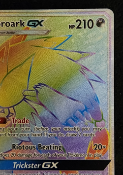 2017 Pokemon Shining Legends Zoroark GX Full Art Secret Rare Card #77/73 EX-NM - Image 3