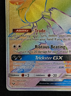 2017 Pokemon Shining Legends Zoroark GX Full Art Secret Rare Card #77/73 EX-NM - Image 5