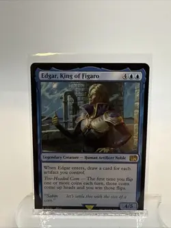Edgar, King of Figaro Final Fantasy Magic The Gathering Regular Foil - Image 1