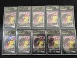 Lot of 10 2024 Pokemon Chinese Mimikyu VMAX OCD 9.5 GEM MINT Graded Cards AL04 - Image 1