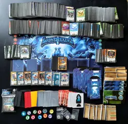 HUGE LightSeekers TCG 1000+ Card Lot Playfusion Holo Foils Game Pieces Rarities - Image 1