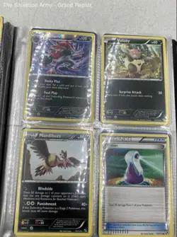 Pokemon TCG Multicolor Trading Cards And 3-Ring Binder Mixed Lot - Image 3